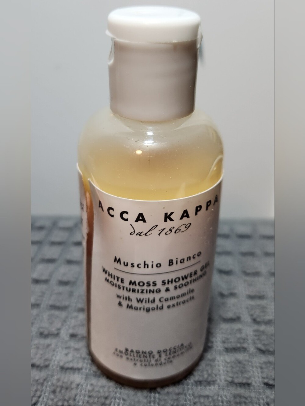 Acca Kappa Mushio Bianco Shower Gel 2.5oz/75ml Bottle